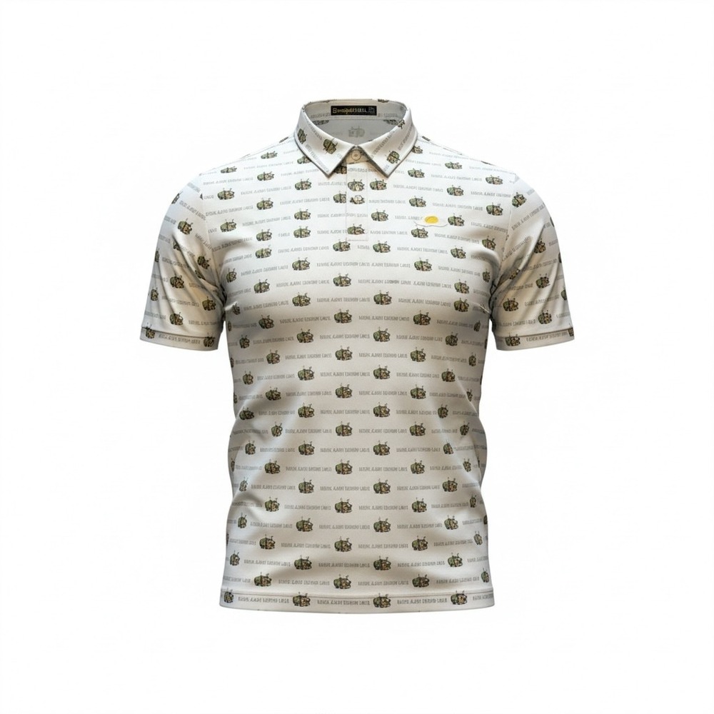 Breakfast Ball Mens 3XL Rallying Against Childhood Cancer‎ Golf Polo Shirt White